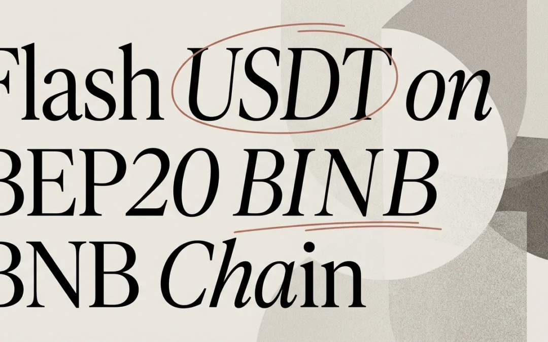 How to Flash USDT on BEP20 (BNB Chain)